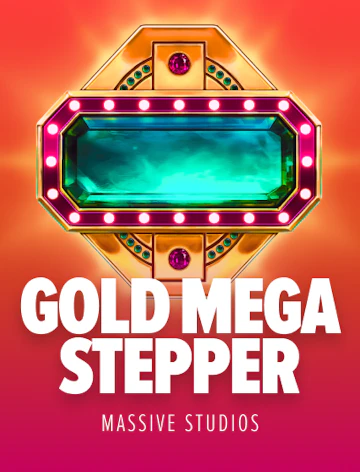 Portada de tragamonedas dorada con estética de jackpots y premios grandes.